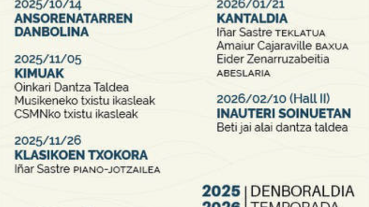 Bilboko Udal Txistulari Banda: KIMUAK kontzertua Euskalduna Jauregian