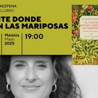 El puente donde habitan las mariposas liburuaren aurkezpena Bidebarrieta Kulturgunean