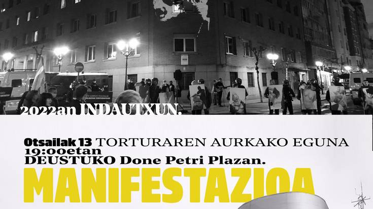 Torturaren aurkako manifestazioa