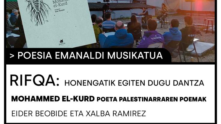 Mohammed El-Kurden poemen poesia emanaldi musikatua