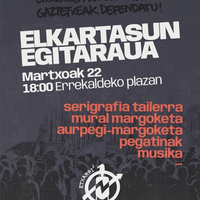 ELKARTASUN EGITARAUA Errekaldeko plazan