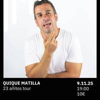 QUIQUE MATILLA: 23 añitos tour Bilborocken
