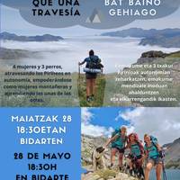 GR11 ibilbidearen hitzaldia Bidarten