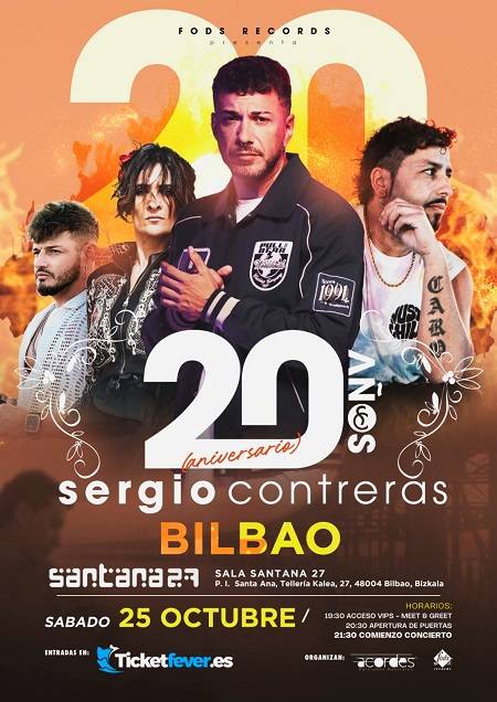 SERGIO CONTRERAS Santana27 aretoan (Sala Blue)