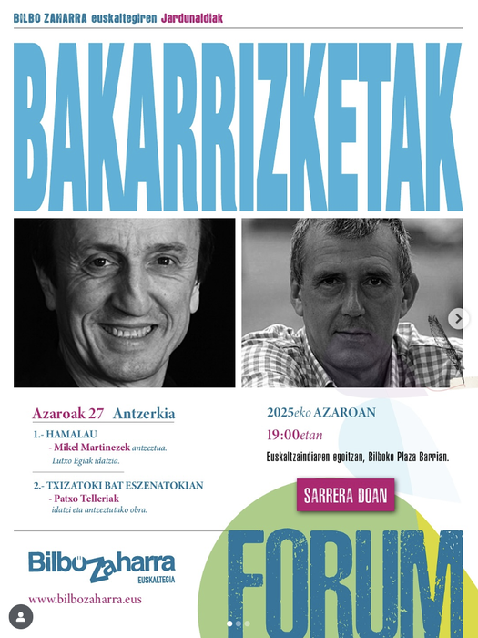 Bilbo Zaharra euskaltegiaren jardunaldia Euskaltzaindian