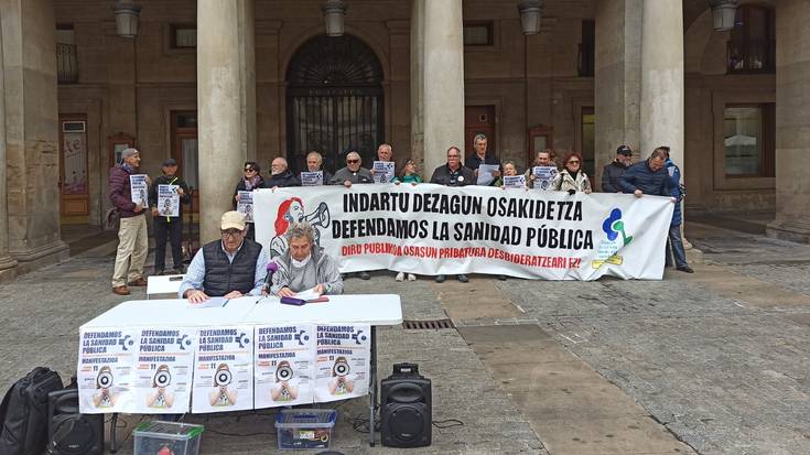 Osasungintza-eredu berria aldarrikatzeko manifestazioa, larunbatean