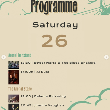 Bilbao Blues Festival: kontzertuak Areatzan