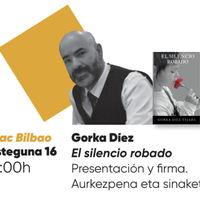 El silencio robado liburuaren aurkezpena Fnacen