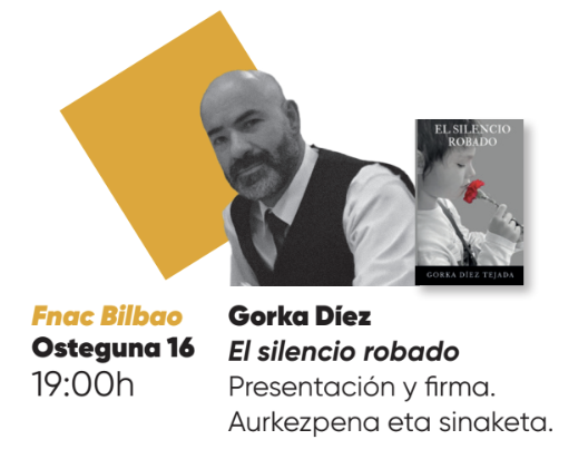 El silencio robado liburuaren aurkezpena Fnacen