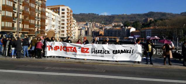 CETAren aurkako kontzentrazioa egingo dute Arriaga plazan
