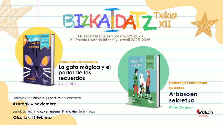 BizkaIdatz Txikia XII. Haur eta Gazteen Literatura Saria