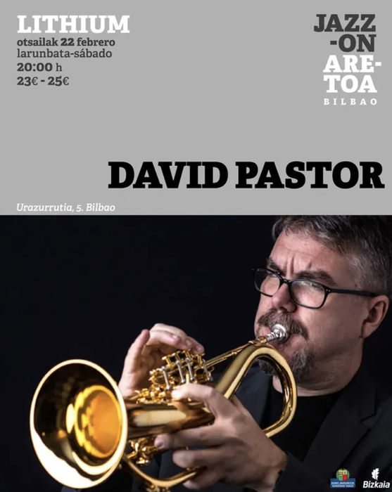 DAVID PASTOR laukotea Jazzon Aretoan