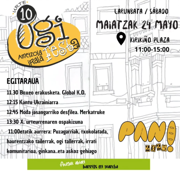 IRALAKO OGIAREN JAIA