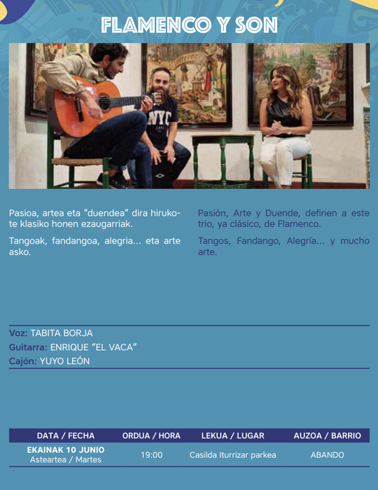 MUSIKAUZO 2025: FLAMENCO Y SON Abandon