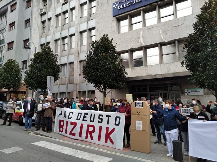 Greba eguna gaur Deustuko anbulatorioan