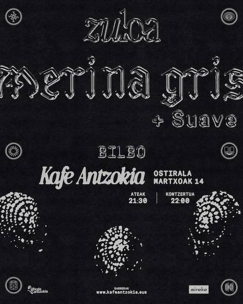 MERINA GRIS + SUAVE Kafe Antzokian