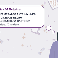 Buloak eta osasuna: ENFERMEDADES AUTOINMUNES: DEL DICHO AL HECHO hitzaldia Foru Liburutegian