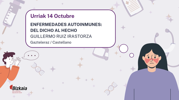 Buloak eta osasuna: ENFERMEDADES AUTOINMUNES: DEL DICHO AL HECHO hitzaldia Foru Liburutegian