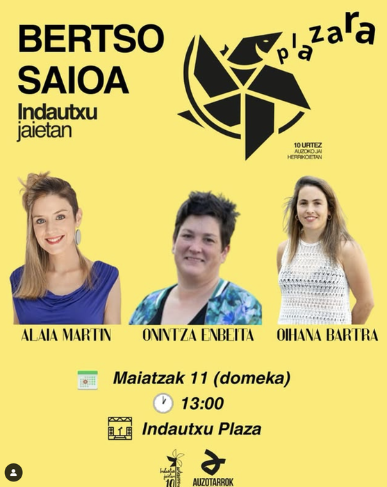 ❤️💚💛 INDAUTXUKO JAIAK 2025! 💜💙🖤 BERTSO SAIOA