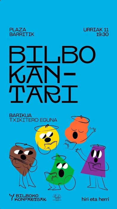 Bilbo Kantari Txikitero egunean!