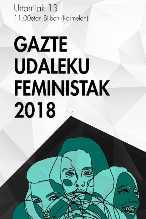 Gazte udaleku feministak antolatzeko bilera egingo dute bihar Karmelan