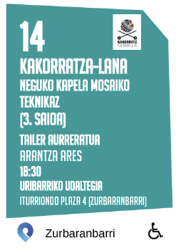 DARABILBO: Kakorratza-lana tailerra Uribarriko Udaltegian