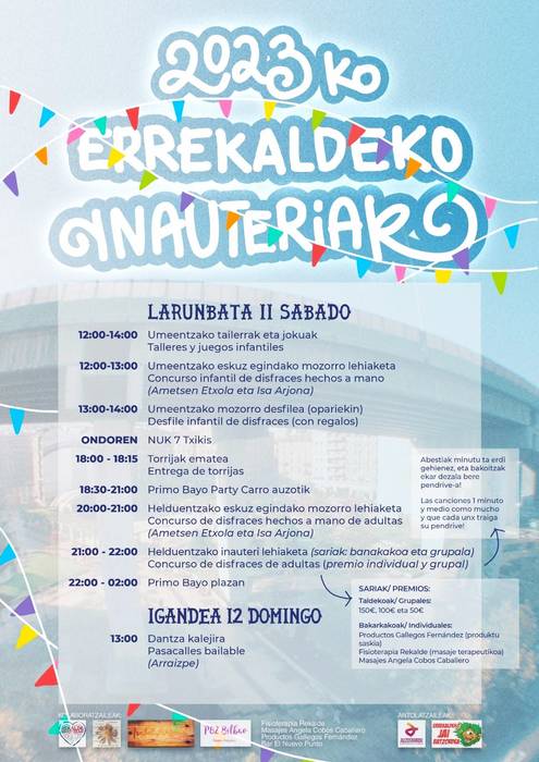 Errekaldeko inauteriak 2023