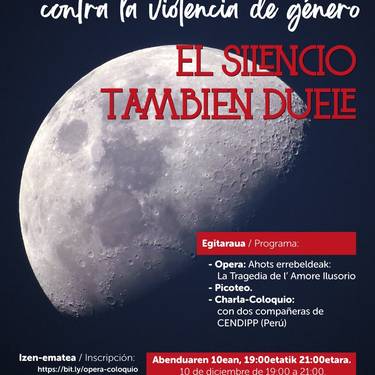 🎭✨JASO DEZAGUN AHOTSA GENERO-INDARKERIAREN AURKA. ISILTASUNAK ERE MIN EMATEN DU ✨🎭 Bilborocken