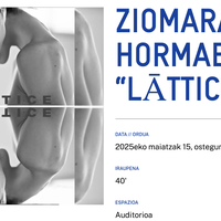 ZIOMARA HORMAETXE. "LATTICE" Alondigako Auditorioan