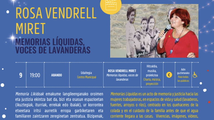 Kultur Gabonak 2025: ROSA VENDRELL MIRET hitzaldia Barrainkua Udaltegian