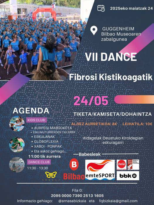Bilbon mila lagun dantzan egongo dira Fibrosi Kistikoaren alde