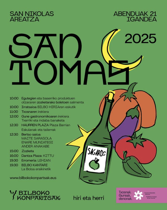 Badator San Tomas eguna abenduaren 21ean