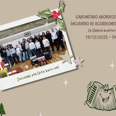 GABONETAKO AKORDEOI TOPAKETA La Galeran
