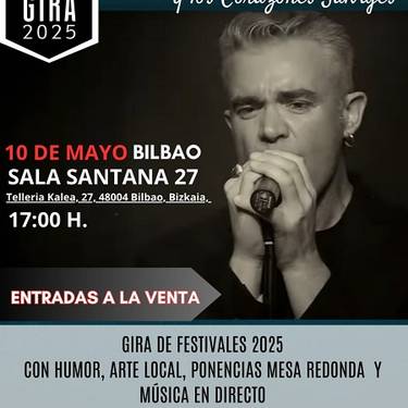 MÁRTIN SÁNCHEZ eta Corazones Salvajes Santana 27 Aretoan (Sala Blue)