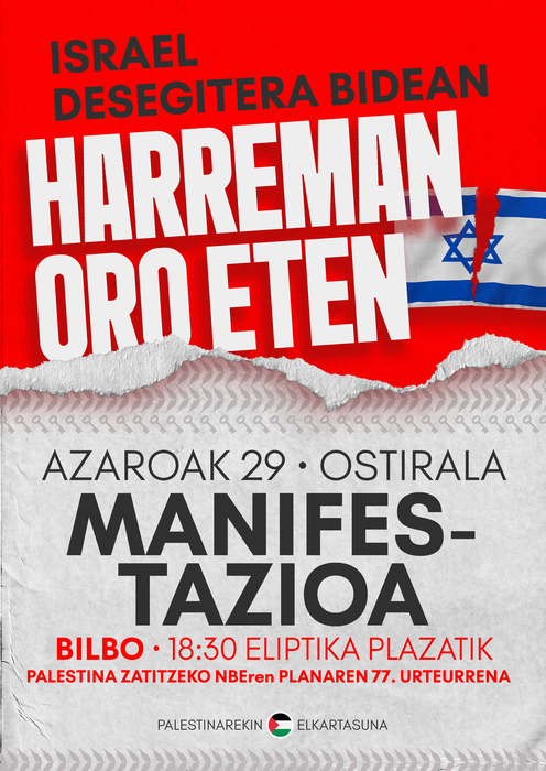 Israel desegitera bidean, harreman oro eten