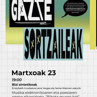 Gazte sortzaileak: Bizi sintetikoak 7Katu Gaztetxean