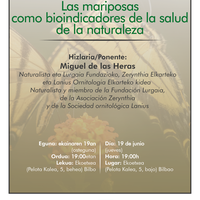 Las mariposas como bioindicadores de la salud de la naturaleza hitzaldia