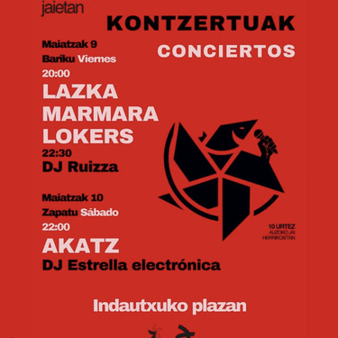 ❤️💚💛 INDAUTXUKO JAIAK 2025! 💜💙🖤 KONTZERTUAK