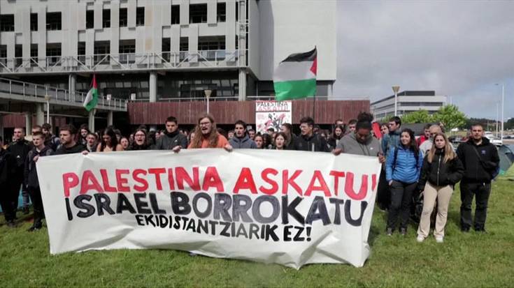 Hego Euskal Herriko ikasleak mobilizazioak egiten hasi dira Palestinarekin elkartasuna adierazteko