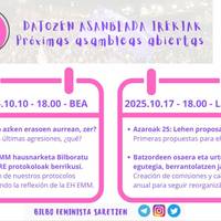 Bilbo Feminista Saretzen taldearen asanblada irekia