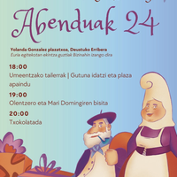 Olentzero eta Mari Domingi Deustuko Erriberan 🎁