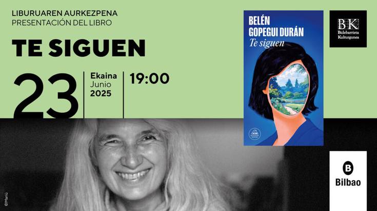 Te siguen liburuaren aurkezpena Bidebarrieta Kulturgunean