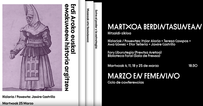 Martxoa berdintasunean: Erdi Aroko euskal emakumeen historia argitzen