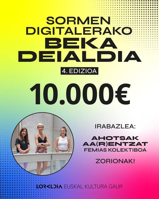 Femias Kolektiboak aurkeztutako “Ahotsak AA(r)entzat” proiektuak irabazi du Loraldia 4. Sormen Digitaleko Beka