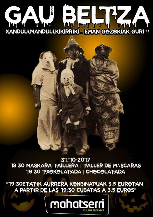 'Gau beltza' Otxarkoagan
