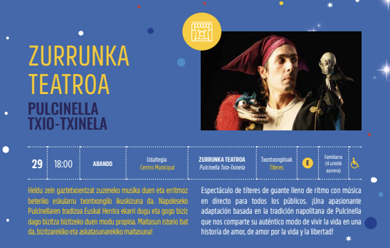 Kultur Gabonak 2025: ZURRUNKA TEATROA ABANDO Udaltegian