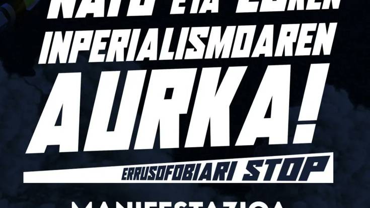 'NATO eta EBren inperialismoaren aurka!'