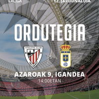 San Mames lehoiez beteko da Ligako 12. Jardunaldian