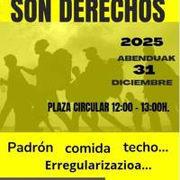 Kontzentrazioa plaza Biribillan: ESKUBIDEAK DIRA!