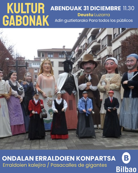 Dantza plazetan gabonetan: ONDALAN ERRALDOIEN KONPARTSA Luzarran